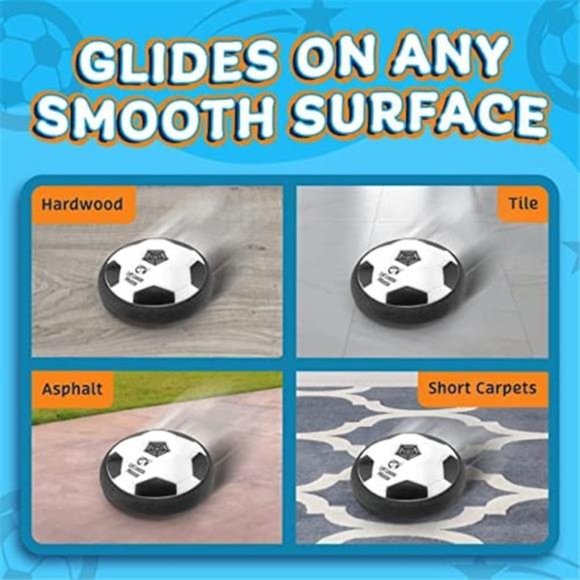 Hover Soccer Ball  - Soccer Training Equipment - For Boys Age 8-12 - Toy For Kid - Picture 7 of 9